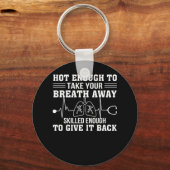 Atemtherapeut atmen Atemgeschick zurück Schlüsselanhänger (Vorderseite)