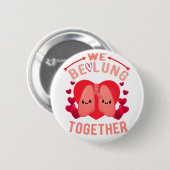Atemtherapeut Couple Wir sind zusammen Button (Vorne & Hinten)
