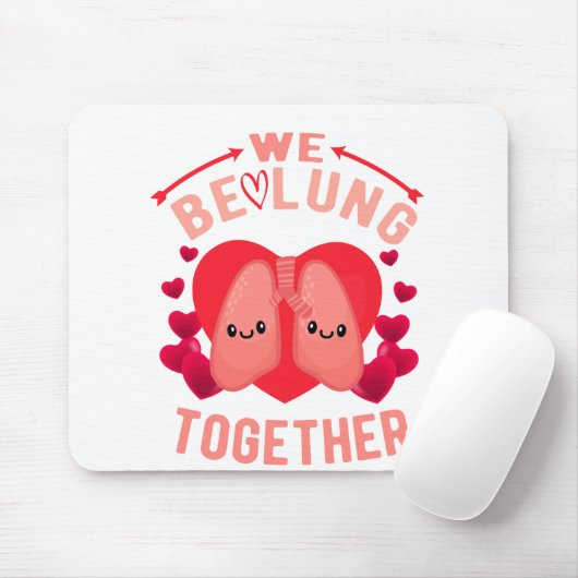 Atemtherapeut Couple Wir sind zusammen Mousepad (Mit Mouse)