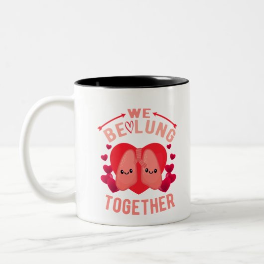 Atemtherapeut Couple Wir sind zusammen Zweifarbige Tasse (Links)