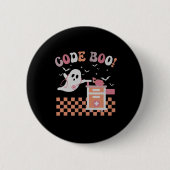 Atemtherapeut Halloween Code Boo Spooky Re Button (Vorderseite)