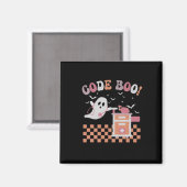 Atemtherapeut Halloween Code Boo Spooky Re Magnet (Vorderseite/Rückseite)