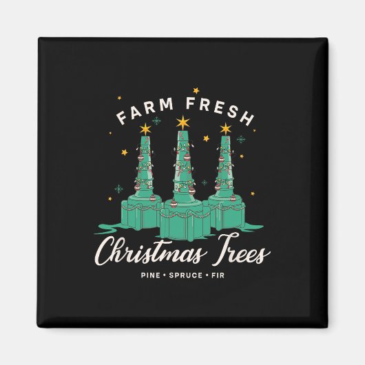 Atemtherapeut Krankenpfleger Frische Weihnachtszei Magnet (Vorne)