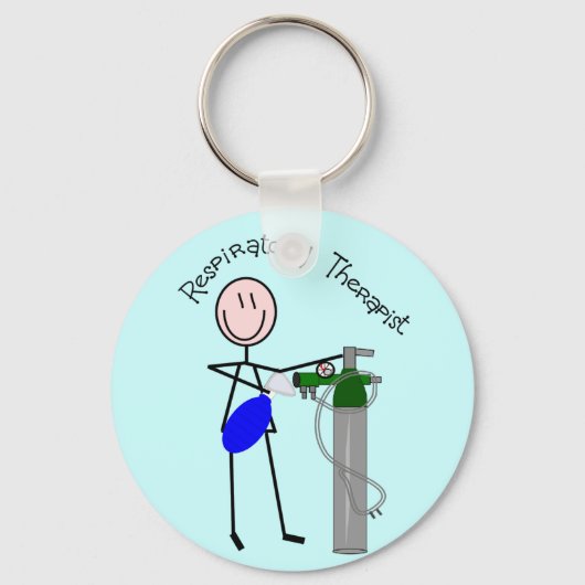 Atemtherapeut O2 & Ambu Bag Design Schlüsselanhänger (Vorderseite)