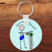 Atemtherapeut O2 & Ambu Bag Design Schlüsselanhänger (Vorderseite)