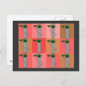 Atemtherapeut Pink Popart Geschenke Postkarte (Vorne/Hinten)