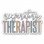 Atemtherapeut RT Geschenke Aufkleber (Vorderseite)