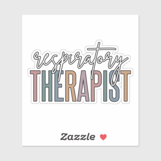 Atemtherapeut RT Geschenke Aufkleber (Blatt)