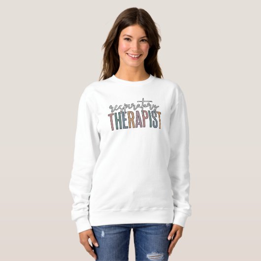 Atemtherapeut RT Geschenke Sweatshirt (Vorne ganz)