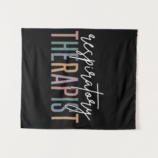 Atemtherapeut RT Geschenke Wandteppich (Vorderseite (Horizontal))