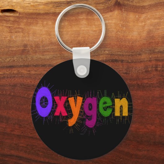 Atemtherapeut "Sauerstoff" T - Shirt & Geschenke Schlüsselanhänger (Vorderseite)