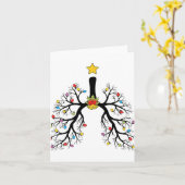 Atemtherapeut Weihnachtsbaumleuchten Pulmon Karte (Gelbe Blume)