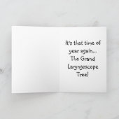 Atemtherapeut Weihnachtskarten Feiertagskarte (Innenseite)