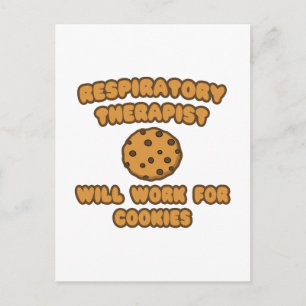 Atemtherapeut .. Wird für Cookies funktionieren Postkarte