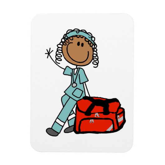 Atemtherapeutin oder EMT Magnet (Vertikal)