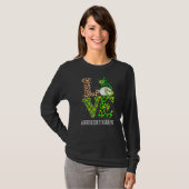 Atemtherapeutische Liebe St Patricks Day Gnome L T-Shirt (Vorne ganz)