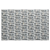 Atemtherapeutische Lieben Backen Stoff (Fat Quarter (45,7 x 55,9 cm))