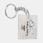 Atemtherapie Akryllischer Schlüsselanhänger (Vorderseite links)