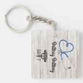 Atemtherapie Akryllischer Schlüsselanhänger (Vorderseite)