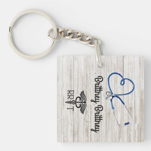 Atemtherapie Akryllischer Schlüsselanhänger (Vorderseite)