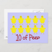 Atemtherapie Geschenke "10 von PEEP" Funny Postkarte (Vorne/Hinten)