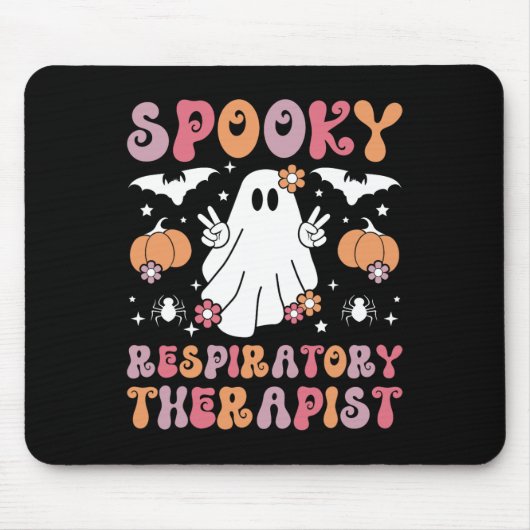 Atemtherapie Halloween Mousepad (Vorne)