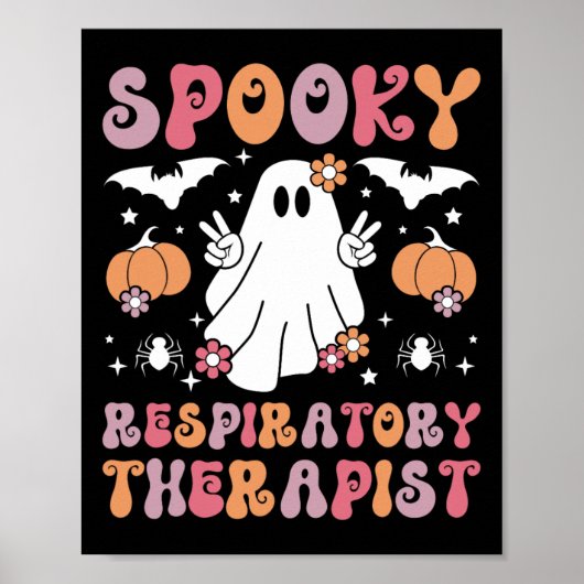 Atemtherapie Halloween Poster (Vorne)