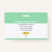 Atemtherapie| Medizinisches Foto Ausweis (Rückseite)