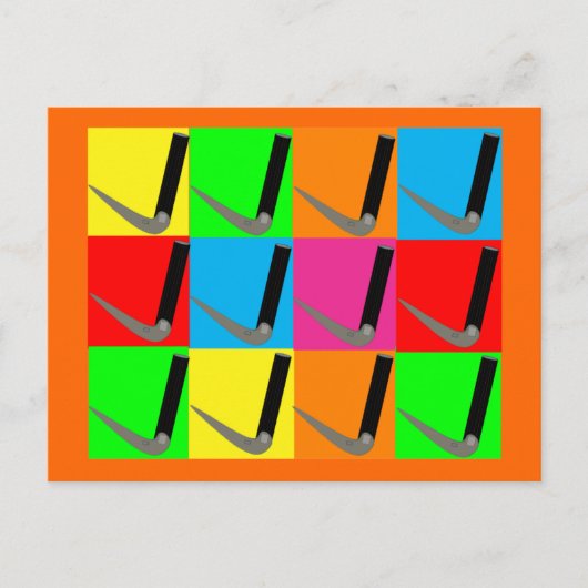 Atemtherapie Popart Laryngosope Geschenke Postkarte (Vorderseite)