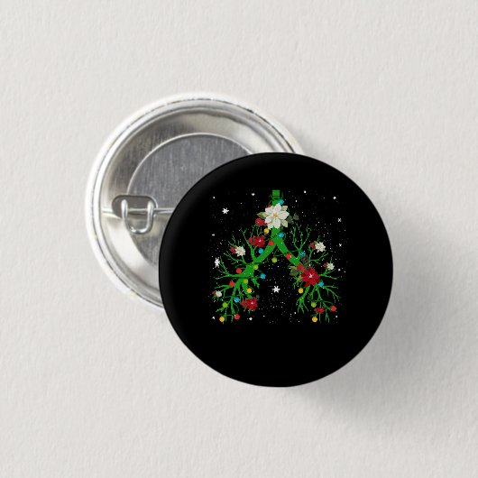 Atemtherapie Weihnachtslichttherapeut Lung Button (Vorne & Hinten)