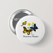 Atemtherapieschmetterlinge Button (Vorne & Hinten)
