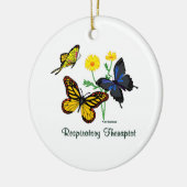 Atemtherapieschmetterlinge Keramikornament (Links)