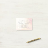 Atemtiefe Post-it Klebezettel (Auf Schreibtisch)