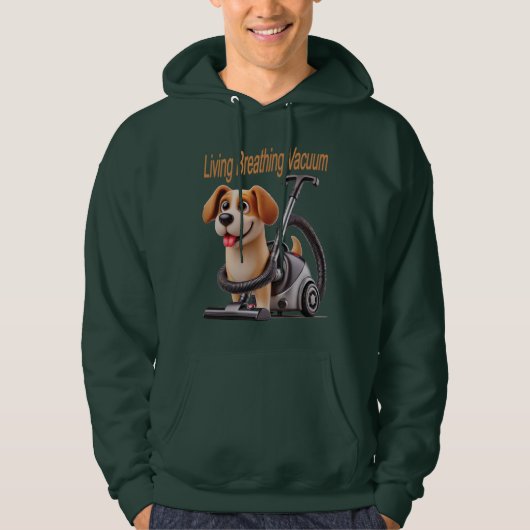 Atemvakuum Hund Hoodie (Vorderseite)
