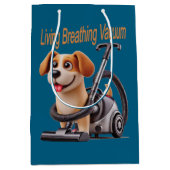 Atemvakuum Hund Mittlere Geschenktüte (Vorderseite)