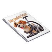 Atemvakuum Hund Notizblock (Rechte Seite)