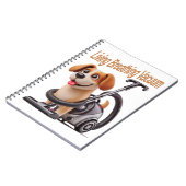 Atemvakuum Hund Notizblock (Linke Seite)