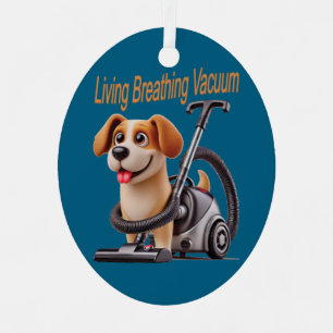Atemvakuum Hund Ornament Aus Metall