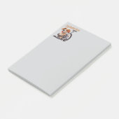 Atemvakuum Hund Post-it Klebezettel (angewinkelt)