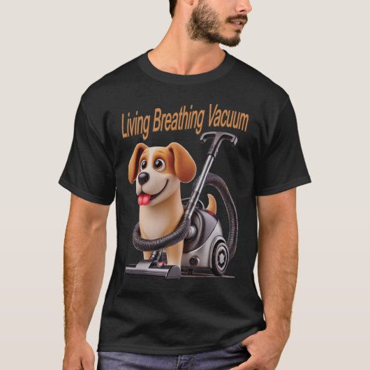 Atemvakuum Hund T-Shirt (Vorderseite)