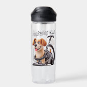 Atemvakuum Hund Trinkflasche (Rückseite)