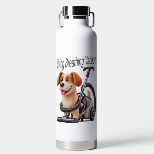 Atemvakuum Hund Trinkflasche (Vorderseite)