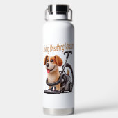 Atemvakuum Hund Trinkflasche (Rückseite)