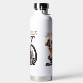 Atemvakuum Hund Trinkflasche (links)