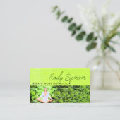 Atemyoga in Nature Training Session Visitenkarte (Stehend Vorderseite)