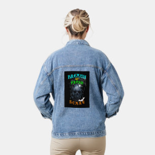 Atemzug mit frischer Pflege Jeansjacke