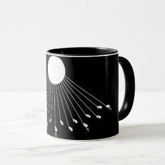 Aten Gottes echtes Symbol für Kaffee-Tasse Tasse