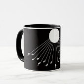 Aten Gottes echtes Symbol für Kaffee-Tasse Tasse (Vorderseite Links)