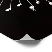 Aten Gottes wahre Symbolwandkunst Poster (Ecke)