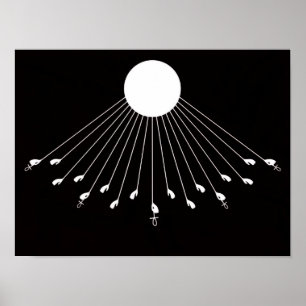 Aten Gottes wahre Symbolwandkunst Poster